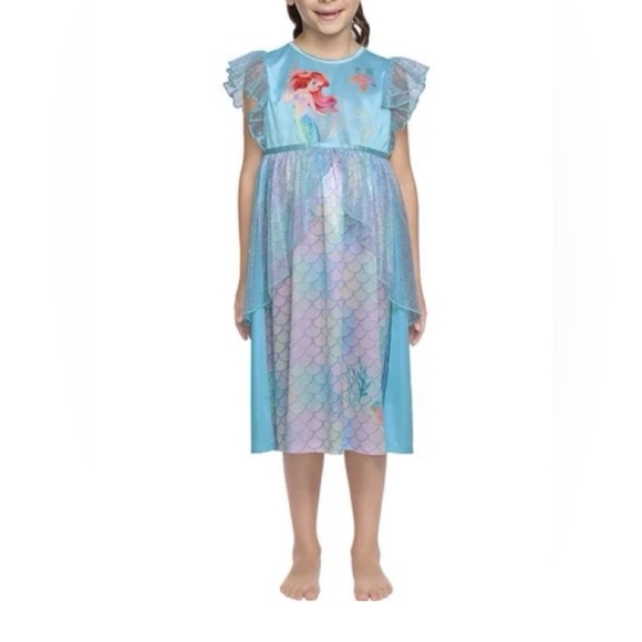 Disney Other - Disney Ariel The Little Mermaid Nightgown Dress Size 5
